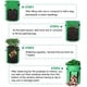 thumbnail image 3 of VANUODA - Paquete de 3 bolsas de cultivo de patatas, cajas de jardín, camas de bolsas de cultivo de plantas de jardín, contenedores de cultivo de tomate, zanahoria y verduras con asa de ventana con orificio inferior abatible para promover el crecimiento de raíces (7 galones) Ormromra WMZL-311-2, 3 of 6