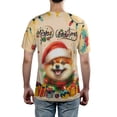 thumbnail image 5 of Merry Christmas Santa Pomeranian Scarf Twinkling Lights Xmas Holiday All Over Print 3D Shirt Unisex Merch Pom Dog Lover Gifts - 00022, 5 of 6