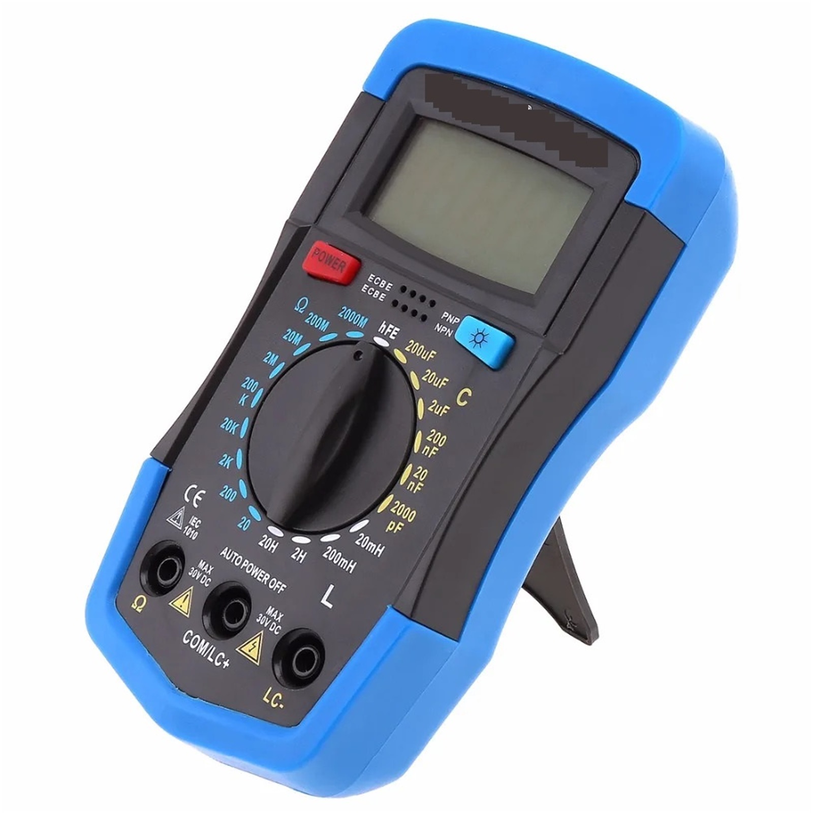 Capacitance Multimeter Digital Inductance LCD Meter HFE Test With Backlight Inductance LCR Meter Repair Tool ,Battery Test