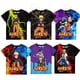 thumbnail image 2 of Uzumaki Naruto Adult Children's Clothing Sasuke 3D Digital Printing Loose Large Size Short-sleeved T-shirt Kids Summer Tee TopsAdults 3XL(70-80kg) Gao Jinjia LED, 2 of 2