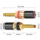 thumbnail image 4 of 12 Terminales de Altavoz de Alta Fidelidad, Conector de Amplificador Chapado en de Cobre Puro para Conector Tipo Banana Hembra, 4 of 5
