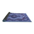thumbnail image 2 of Ahgly Company Indoor Square Oriental Blue Industrial Area Rugs, 5' Square, 2 of 4