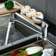 thumbnail image 5 of Mezclador de fregadero, grifo de cocina monomando, cromado, plateado, 5 of 5
