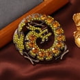 thumbnail image 4 of Broche De Diamantes De Imitación De Dragón, Pin De Solapa De Abrigo Vintage Para Mujeres Y Hombres, Broche Del Zodíaco De Dragón, Insignias, Regalo De Joyería Para Parejas, 4 of 7