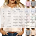thumbnail image 3 of Sheghy Womens Tops V Neck Button Stripe 3/4 Sleeve Loose Casual Blouse Green M, 3 of 8