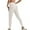 White, variant on Olyvenn Women's High Waisted Leggings Butt Lifting Tummy Control Workout Yoga Pants Ladies Soft Athletic Gym Leggings Gray M