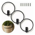 thumbnail image 4 of Support Mural pour Pot de Fleurs, 3 Pcs Support Mural pour Pot de Fleurs de 6 Pouces Réponse Rapide, 4 of 10