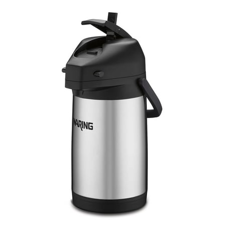 Waring Commercial WCA22 2.2 Liter Stainless Steel Airpot. Works with Waring Airpot Brewers.