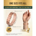 thumbnail image 5 of MagnetRX Copper Magnetic Bracelet for Men, 99.9% Pure Copper, Adjustable Cuff Bracelet, Stealth Design, 5 of 9