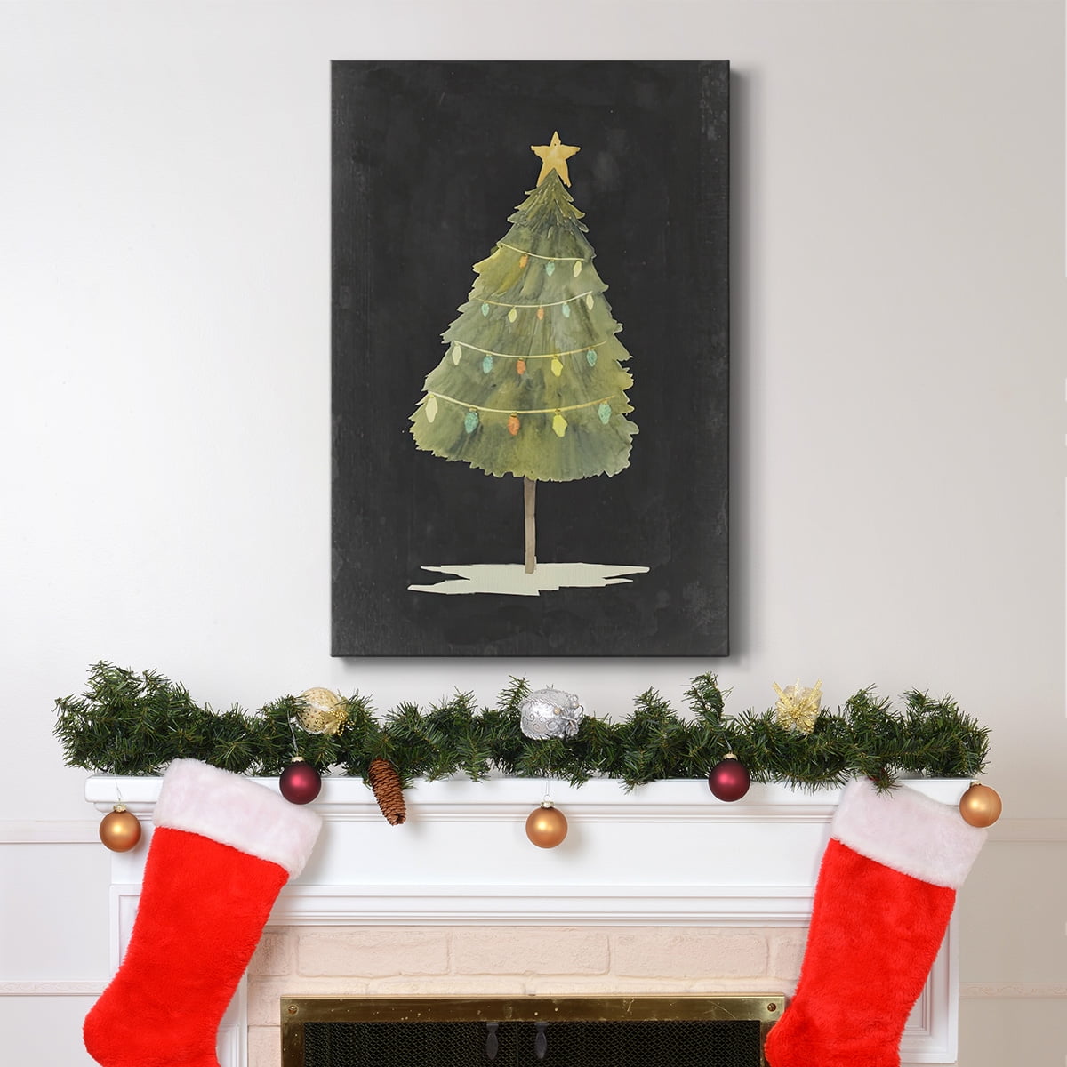 Christmas Glow I- Gallery Wrapped Canvas