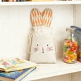 thumbnail image 6 of Hometravel Easter Gift Bag with Ear Loops, Linen Drawstring Candy Bag for Holiday, Spring Party Favor Bag with Handles, Decorative Bag for Treats, Gift, Table, Celebration, Children, 6 of 6