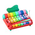thumbnail image 3 of Xilófono de piano, instrumentos musicales educativos para niños en edad preescolar, coloridos, para niños pequeños, piano electrónico, juguetes musica, 3 of 9