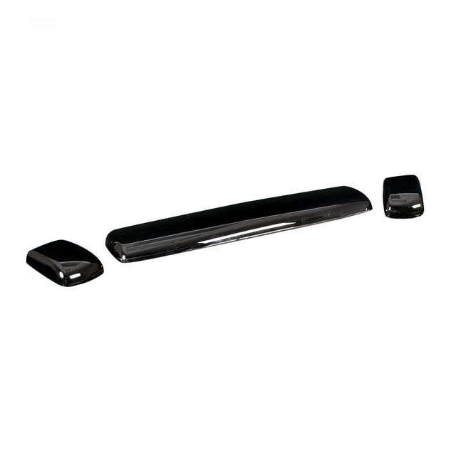 Recon Accessoires Feu de Signalisation de Toit - LED 264157BKS Ajustement Direct Style OEM; avec Fonction Stroboscopique; Lentille de Fumée; LED; Ampoules Blanches et Ambrées; avec 1 Barre Centrale et 2 Lumières Simples