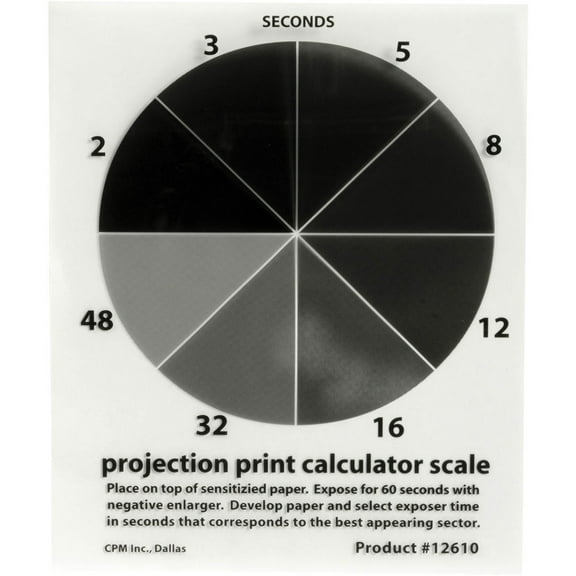 Adorama Delta Enlarging Print Projection Scale Exposure Aid, 4x5" Size