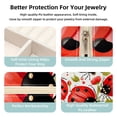 thumbnail image 3 of Ladybird Travel Portable Jewelry Stand and Organizer Box - Square Storage Box for Rings, Earrings, Necklaces, Bracelets, and More - Suitable for Girls and Women - Jewelry Boxes for Travel, 3 of 6