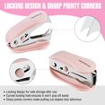 thumbnail image 4 of Set de mini engrapadoras WORKPRO rosa, 2 engrapadoras y 2000 grapas, 4 of 9