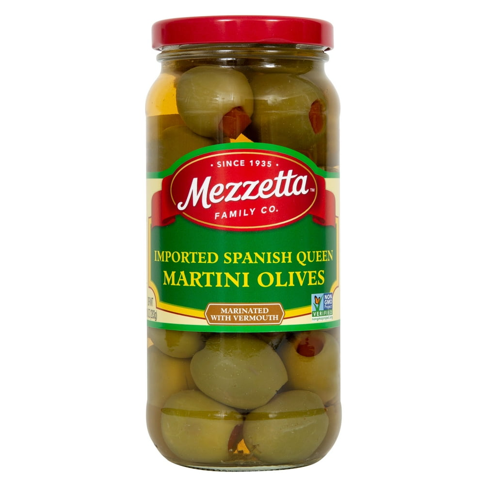 Mezzetta Imported Spanish Queen Martini Olives, 10 oz