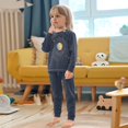 thumbnail image 4 of FORMRS Long Sleeve Top and Pants Pajama Set for Niños 2-Piece Sleepwear, Sizes 18M-8Y, Cat Planet, 4 of 6