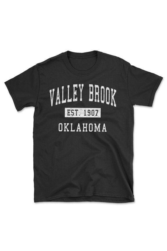 Valley Brook Oklahoma Classic Established Men's Cotton T-Shirt