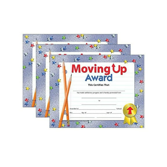 Hayes Publishing Moving Up Award, 30 Per Pack, 3 Packs