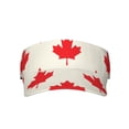 thumbnail image 3 of Balery Happy Canada Day Sport Wear Athletic Visor Sun Sports Visor Hat Visor Adjustable Cap for Women and Men (One Size), 3 of 8