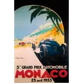 thumbnail image 2 of Vintage Apple Collection 13x18 White Modern Wood Framed Museum Art Print Titled - Grandprix Automobile Monaco 1933, 2 of 4