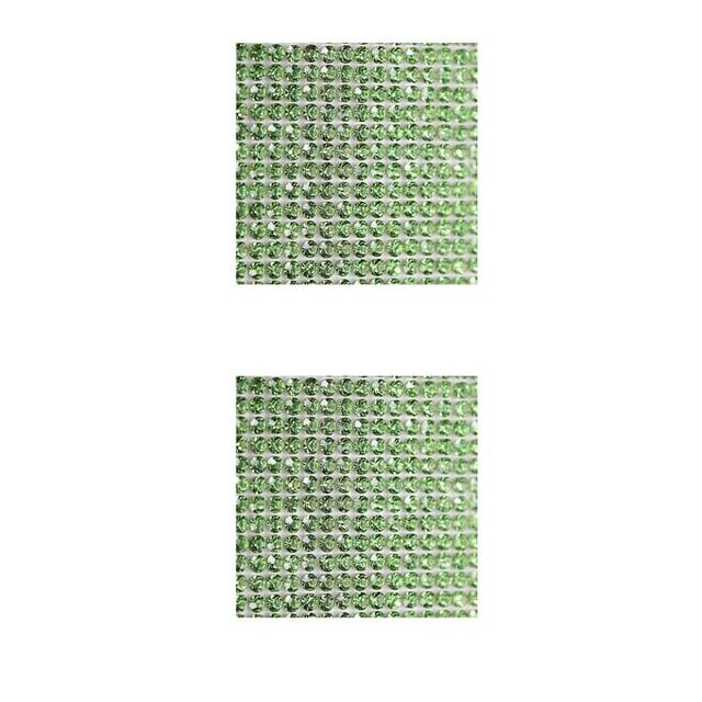 Advancent Cinta de diamantes de imitación de cristal, pegamento trasero brillante, accesorios de ropa, hoja adhesiva, suministros para el hogar, Type1 NO1