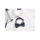 thumbnail image 5 of CORBATA DE LUCES PARA HOMBRES con lunares preatados para bodas y negocios en azul marino y rosa, 5 of 5