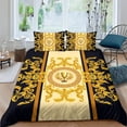 thumbnail image 1 of Home Bedding Cover Set Luxury Pattern Duvet Cover Quilt Cover Set Bed Gift Designable,Full (80"x90"), 1 of 5