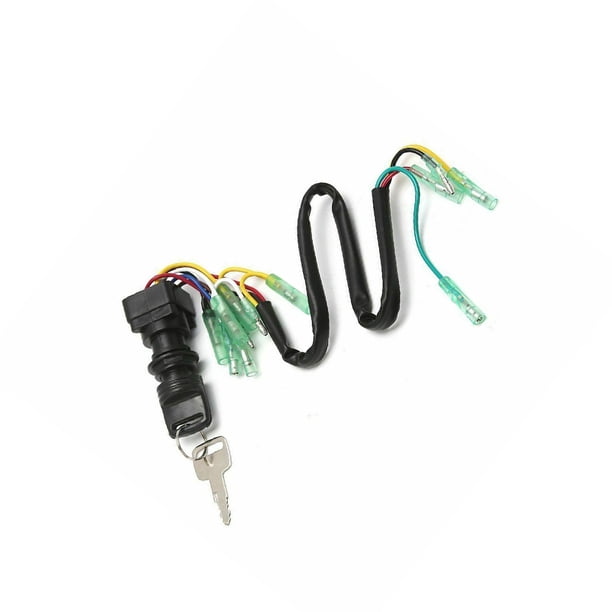 Scienceny Interruptor de encendido, caja de Control de Motor fueraborda, mantenimiento de llaves, accesorio Universal duradero, motor de barco Accesorios para motos