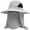 Light Gray (Full Coverage), variant on EINSKEY Fishing Hat Sun Protection Hat with Neck Flap for Men,Full Coverage Dark Gray