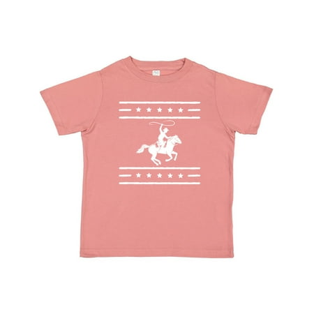 

Inktastic Cowboy Silhouette Team Roping Rodeo Gift Toddler Boy or Toddler Girl T-Shirt