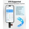 thumbnail image 7 of Atzeste 2-in-1 SD Card Reader, USB C & USB 3.0 Memory Card Adapter for SD/Micro SD 3.0, SD Card Reader for iPhone 15/16, Windows, MacBook Pro, Laptop, PC, 7 of 7