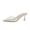 Clear, variant on Cushionaire Giselle Clear Kitten Heels for Women, Comfortable and Stylish Low Heeled Mules Dressy Slip-On Design