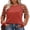 Orange Red, variant on Long Sleeve Shirts for Women Color Block Raglan Tops Casual Crewneck Basic Tees Fall Clothes 2026 Fashion