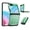 Green, variant on Allytechgroup Rugged Galaxy Z Flip 6 Case, Military Grade Shockproof Phone Case for Samsung Galaxy Z Flip6, Bumper Anti-Slip Cover for Women Men, Black
