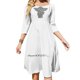 thumbnail image 1 of Vestido acampanado con nudo de corazón de Sparkle Baby, diseño de moda, vestido holgado de talla grande, Sparkle Baby Baby The Slitter Crystal, 1 of 6