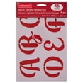 2.7" Wedding Alphabet Font Stencils by Craft Smart® - 45 designs ...