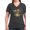 Charcoal, variant on CafePress - LITTLE PEANUT Women's V Neck Dark T Shirt - Women's V-Neck Dark T-Shirt