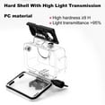 thumbnail image 3 of Waterproof Action Camera Waterproof Case for  Osmo Action 3/4 IP68 Waterproof High Light Transmission PC 316 Stainless Steel Tempered Glass Dustproof Drop-resistant, 3 of 7