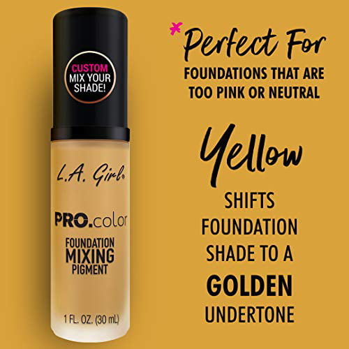 Girl Pro.Color Foundation Mixing Pigment Yellow - Walmart.com
