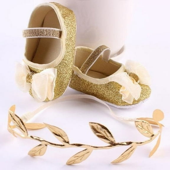 Baby girl shoes first walkers Flower