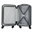 thumbnail image 2 of Wrangler 20-inch Carry-on Rolling Hard Side Spinner Luggage, Gray, 2 of 8