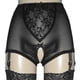 thumbnail image 1 of Liga Europa y Estados Unidos Retro Transparente Sexy Mujer Malla Encaje Pantalones Cortos Abiertos 6 garras Sling, 1 of 5