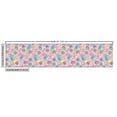 thumbnail image 2 of Ambesonne Blue Pink Fabric by the Yard Upholstery, Vintage Landmarks, 2 Yards, Pale Pink and Pale Blue, 2 of 4