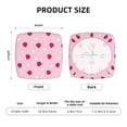 thumbnail image 6 of Fotbe Strawberry And Heart Velvet Stretch Couch Cushion Cover Plush Cushion Slipcover for Chair Cushion Furniture Protector Seat Cushion Sofa Cover-16.9in, 6 of 9