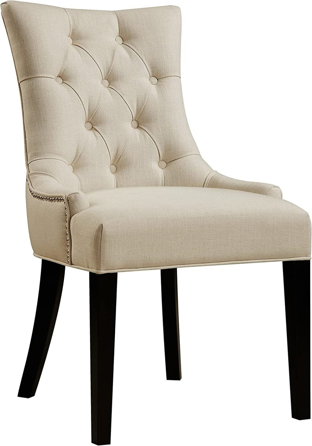 FULenQnu Tufted Upholstered Dining Chair, White