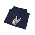 thumbnail image 3 of OG Classic Spiral Wheels Spitfire 2000s Skateboard Vintage Classic Hoodie Print - 4XL / Navy, 3 of 5