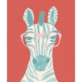 thumbnail image 2 of Wilson, Kali 15x17 White Modern Wood Framed Museum Art Print Titled - Wise Zebra, 2 of 4