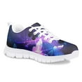 thumbnail image 2 of Pzuqiu Galaxy Butterfly Sneakers Girls Size 11 Lightweight Tennis Running Shoes Comfortable Walking Athletic Shoes Lace Up Animal Print Shoes, 2 of 5